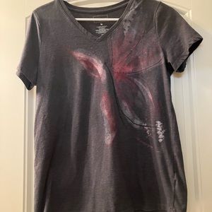 Sonoma Size Medium T-Shirt With Butterfly Print